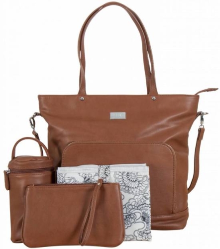 Isoki verzorgingstas / luiertas Nappy Tote Chestnut Redwood